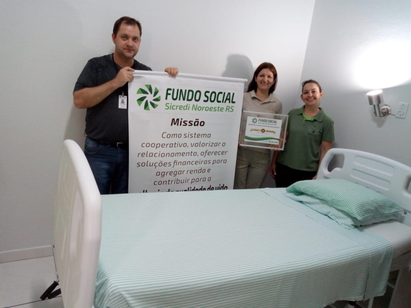  HOSPITAL SÃO FRANCISCO DE ASSIS É CONTEMPLADO COM O FUNDO SOCIAL SICREDI